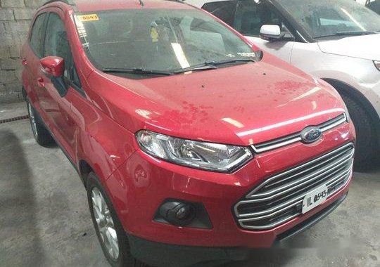 Red Ford Ecosport 2016 Manual Gasoline for sale in Makati