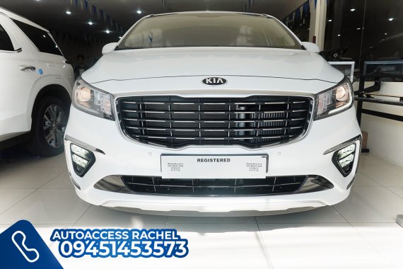 White Facelifted Kia Carnival Platinum G6 Prestige 2020 for sale in Quezon City