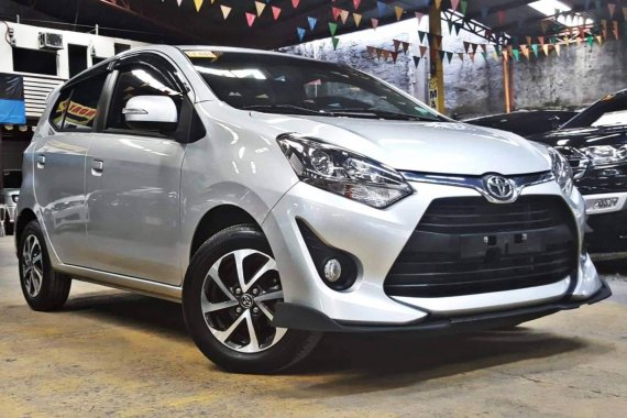 Silver 2018 Toyota Wigo Gasoline Automatic for sale 