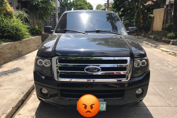 Black Ford Expedition 2008 at 85000 km for sale in Cainta 