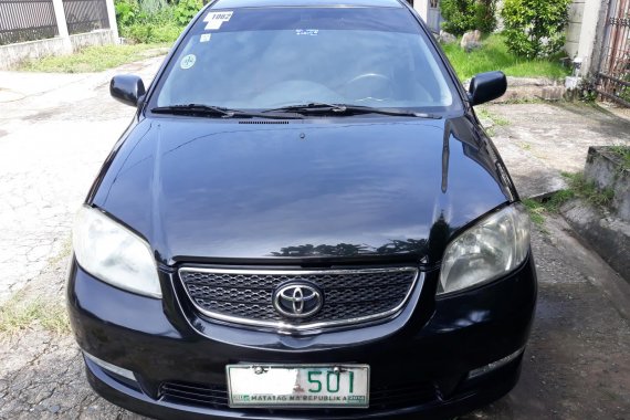 Selling Black Toyota Vios 2004 Manual in Caloocan 