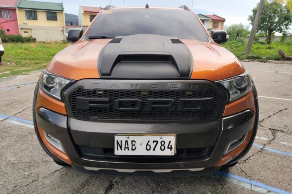 Orange 2017 Ford Ranger Manual Diesel at 12000 km for sale 