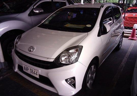 White Toyota Wigo 2014 for sale in Marikina