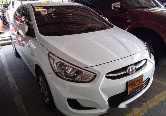 White Hyundai Accent 2016 Manual Gasoline for sale in Marikina