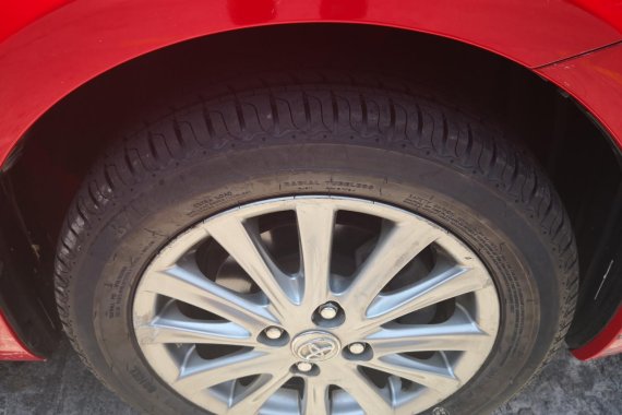 Selling Red 2013 Toyota Vios at 44700 km 