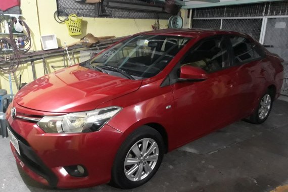 Selling Red Toyota Vios 2014 at 41000 km 