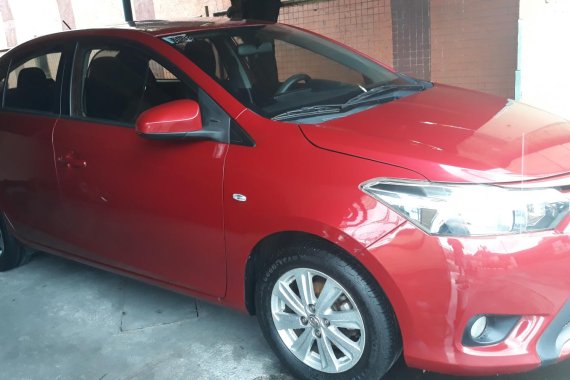 Selling Red Toyota Vios 2014 at 41000 km 
