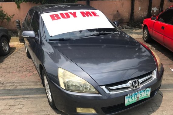 Grey 2007 Honda Accord for sale in Quezon City 