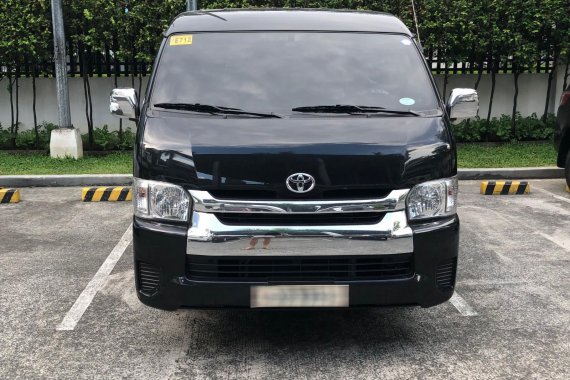 Sell Black 2018 Toyota Hiace at 11000 km in Makati 