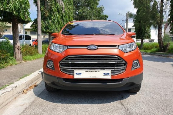 Orange Ford Ecosport 2017 Automatic Gasoline for sale in Manila