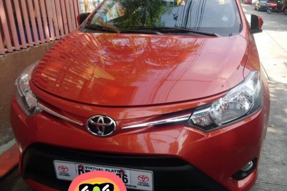 Selling Orange Toyota Vios 2016 Sedan in Manila