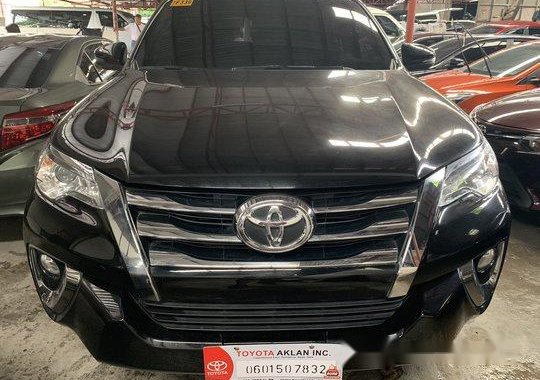 Selling Black Toyota Fortuner 2018 in Quezon City