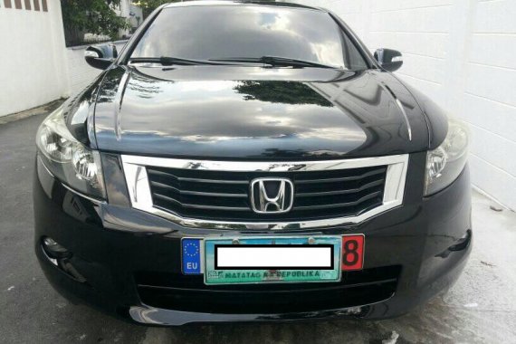 Black 2010 Honda Accord at 81000 km for sale in Quezon City 