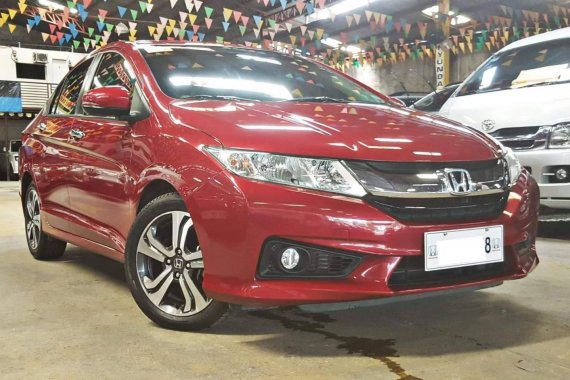 Red 2017 Honda City at 30000 km for sale in Quezon City 
