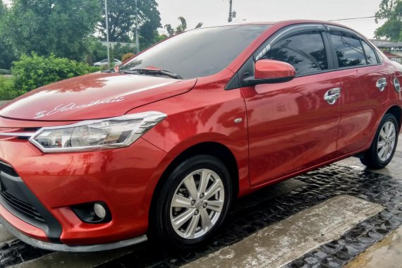 Red Toyota Vios 2018 at 14000 km for sale 