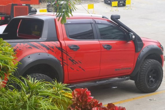 Orange 2013 Ford Ranger at 45560 km for sale in Davao City 