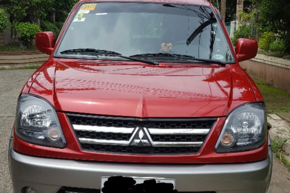 Red 2017 Mitsubishi Adventure at 46500 km for sale in Cainta 