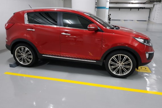 Red 2012 Kia Sportage at 61000 km for sale in Metro Manila 