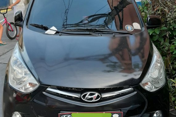 Black 2016 Hyundai Eon Hatchback for sale in Manila 