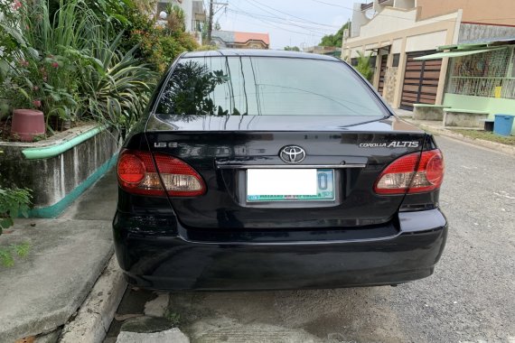 Black 2007 Toyota Corolla Altis at 119000 km for sale 