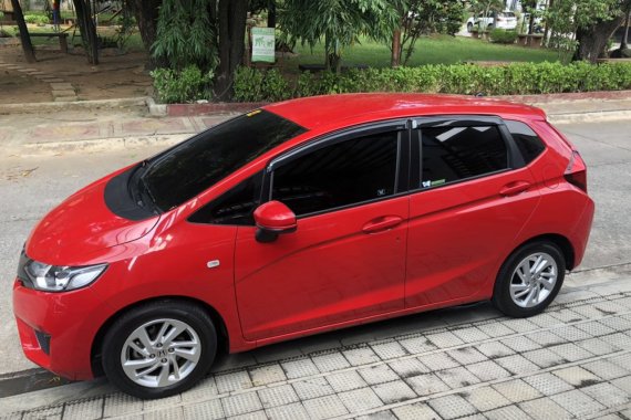 Red 2017 Honda Jazz at 22000 km for sale 