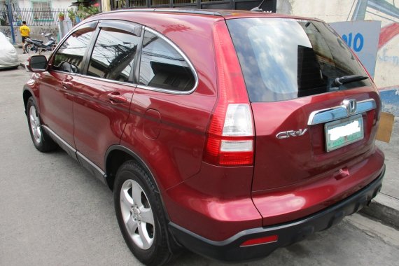 Red Honda CRV 2009 Automatic for sale in Makati