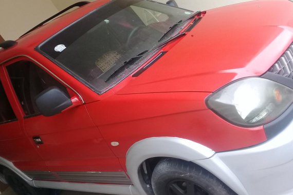 Selling Red Mitsubishi Adventure 2009 Manual Diesel 