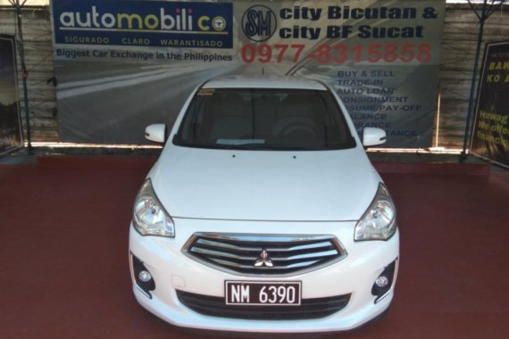 White Mitsubishi Mirage G4 2016 for sale in Parañaque 