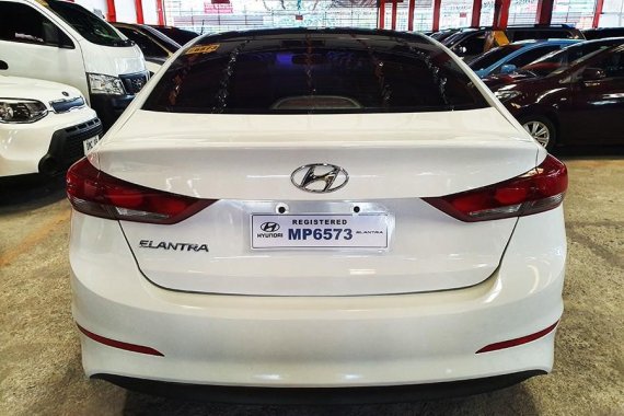 White Hyundai Elantra 2016 Automatic for sale in Quezon City