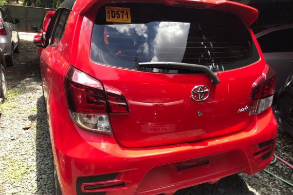 Red Toyota Wigo 2019 for sale in Quezon City 