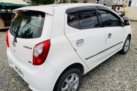 White 2014 Toyota Wigo Manual for sale in Isabela 