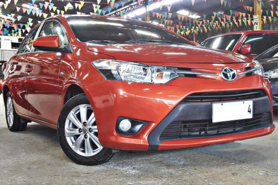Orange 2017 Toyota Vios at 35000 km for sale in Quezon City 