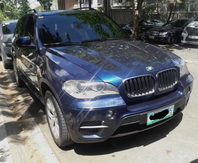 Blue 2011 Bmw X5 at 30000 km for sale in Quezon City 