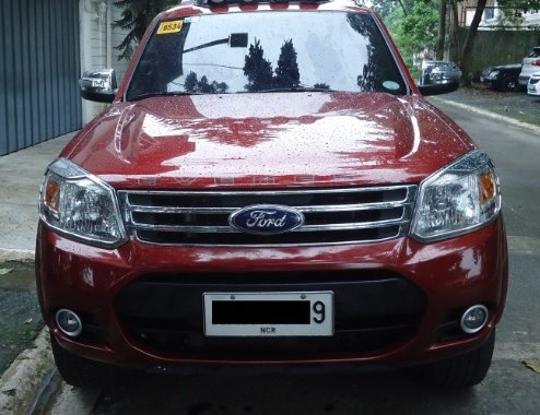 Red 2014 Ford Everest Manual Diesel for sale 