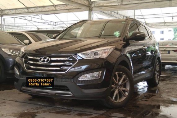 Black 2013 Hyundai Santa Fe at 66000 km for sale in Makati 