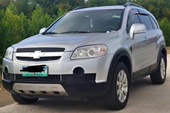 Silver Chevrolet Captiva 2010 for sale in Dumaguete