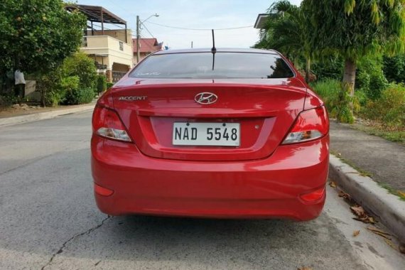 Red Hyundai Accent 2017 for sale in San Pedro