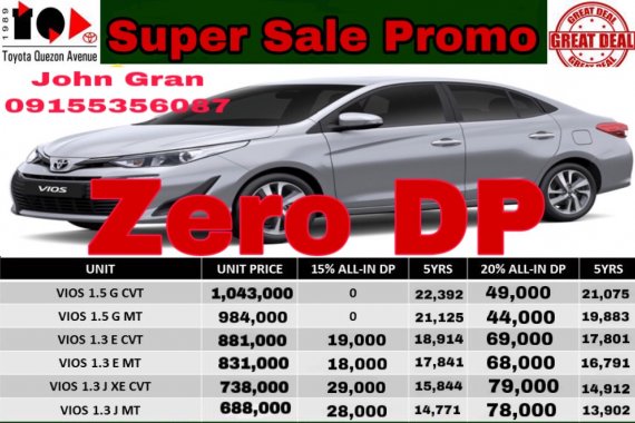 Sell Brand New 2019 Toyota Vios Sedan in Quezon City 