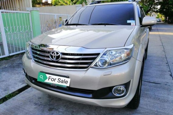 2012 Toyota Fortuner for sale in Manila