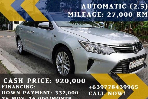 Toyota Camry 2016 at 27000 km for sale in Las Piñas