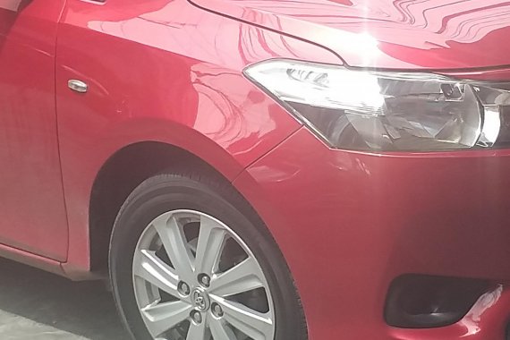 Selling Red Toyota Vios 2014 Sedan at 74000 km 