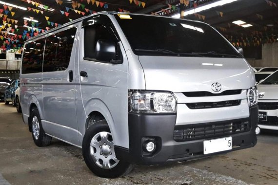 Silver 2017 Toyota Hiace Diesel Manual for sale in Quezon City 