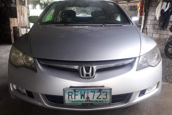 Sell Silver 2007 Honda Civic at 89000 km in Makati 