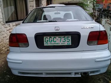 White Honda Civic 1996 Sedan for sale in Cebu 