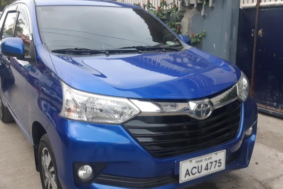 Selling Blue Toyota Avanza 2016 at 59000 km in Davao City 