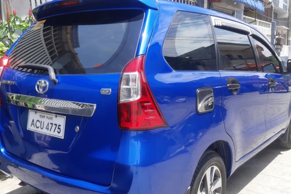 Selling Blue Toyota Avanza 2016 at 59000 km in Davao City 