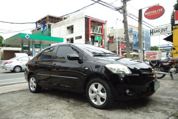 Black 2010 Toyota Vios Manual Gasoline for sale 