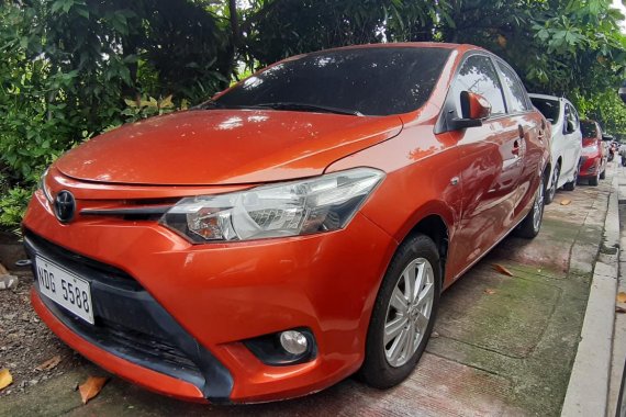 Selling Orange Toyota Vios 2017 Manual at 8000 km 