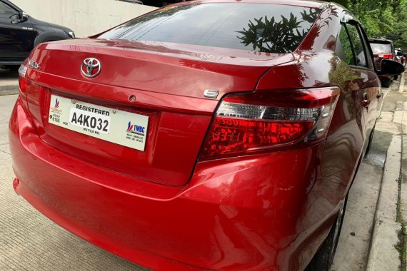 Selling Red Toyota Vios 2017 at 6800 km 