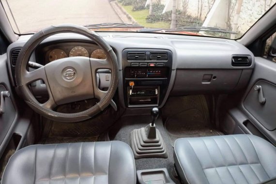 Red 2005 Nissan Frontier at 120000 km for sale in Cebu 